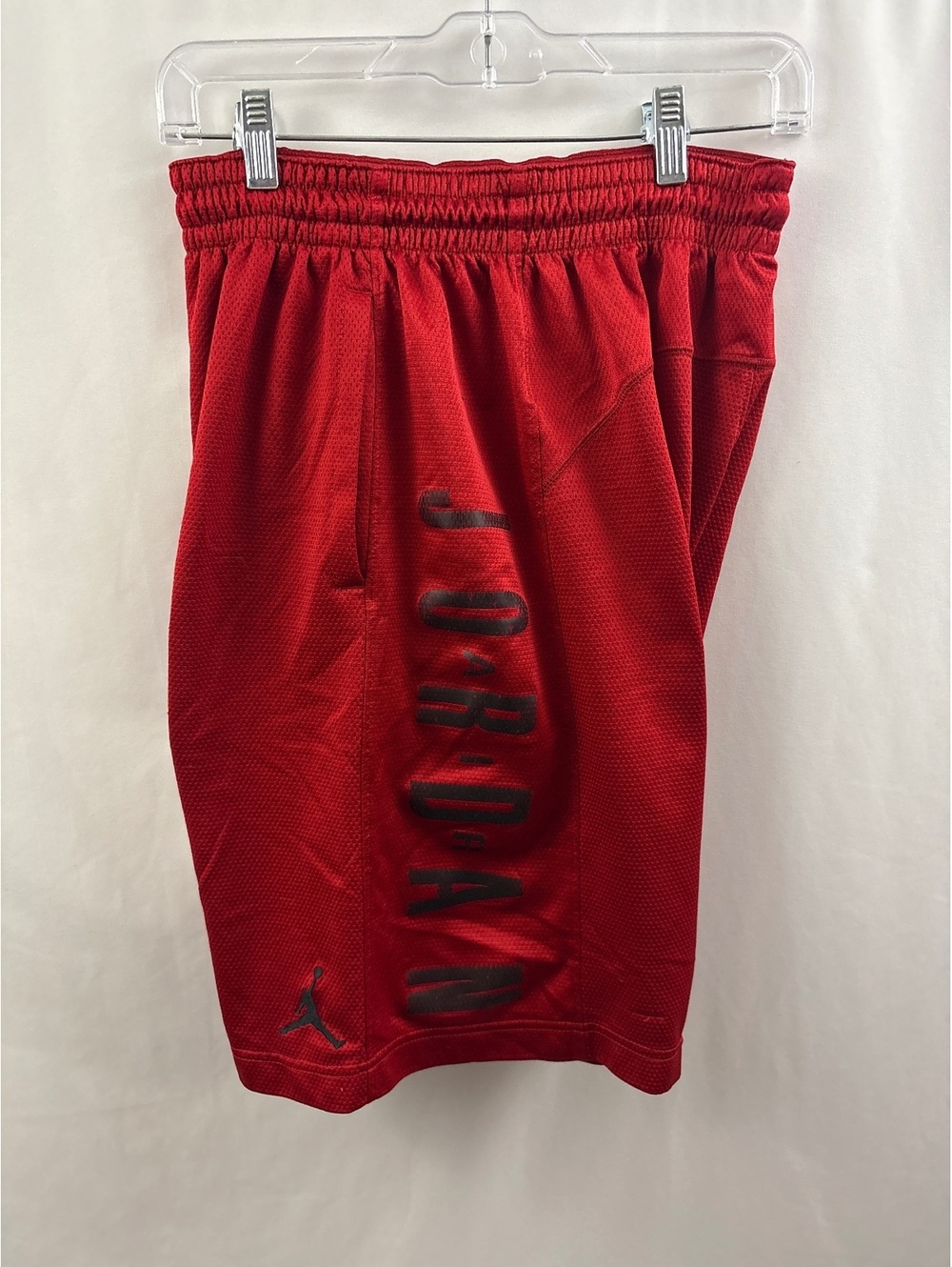 Air Jordan Basketball Shorts Mens Size M Red Black Athletic Training Gym Dri Fit